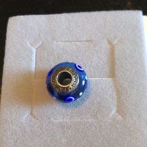 Beautiful blue Pandora glass charm